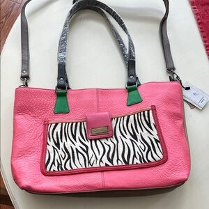 Soruka Leather Shoulder Bag Oversized NWT